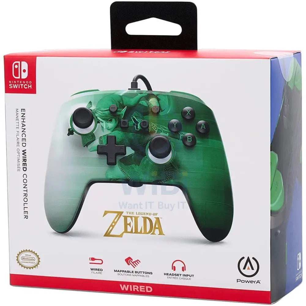 PowerA SW Enhanced Wired Controller - Heroic Link Accessories > Gaming Controllers > Gaming Zone