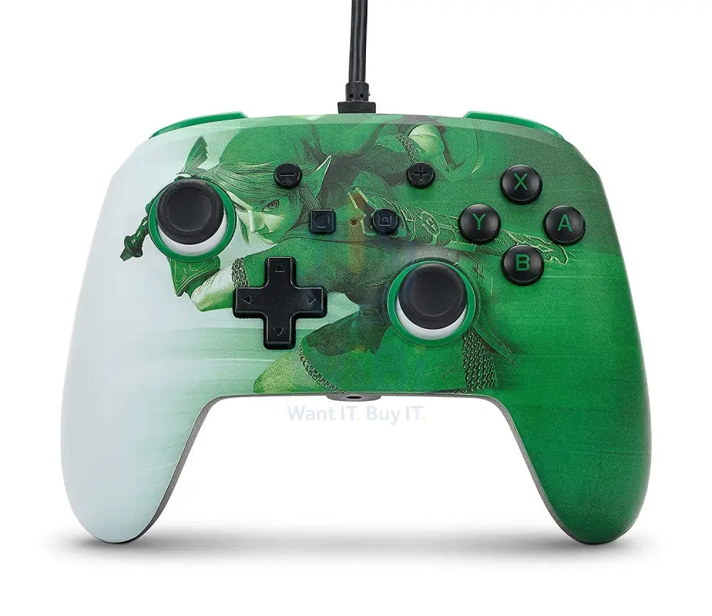 PowerA SW Enhanced Wired Controller - Heroic Link Accessories > Gaming Controllers > Gaming Zone