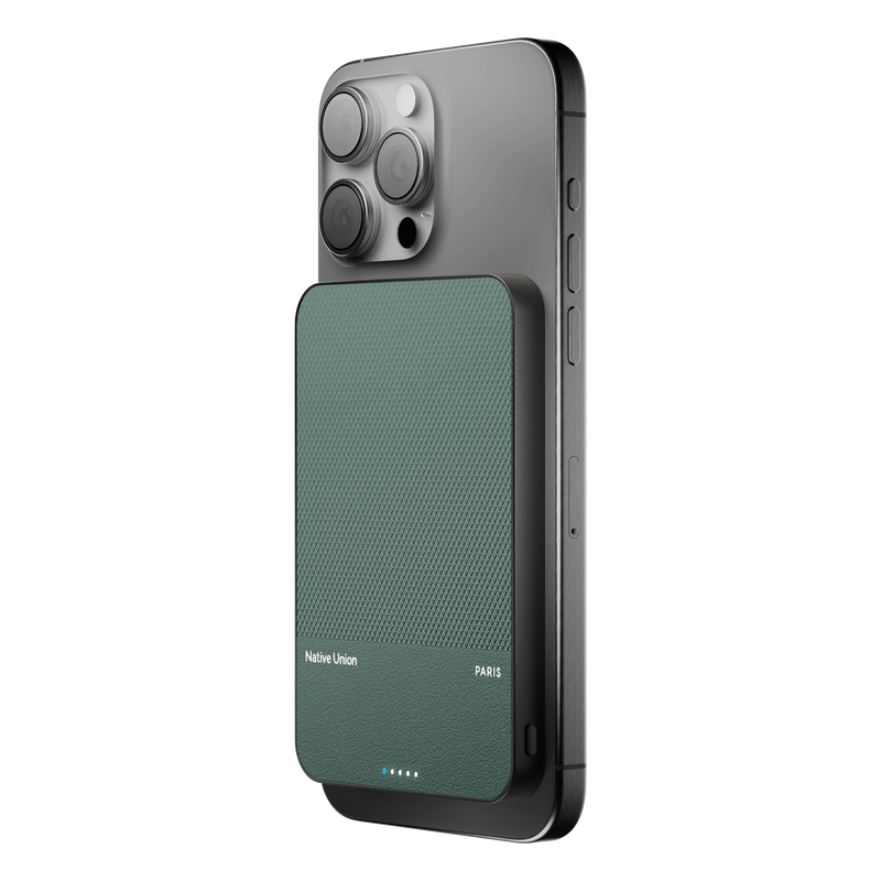 Native Union (Re)Classic Power Bank 5000mAh Qi2 - Slate Green