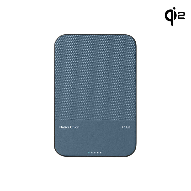 Native Union (Re)Classic Power Bank 5000mAh Qi2 - Navy