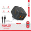 PowerO + British UK Wall Charger with Cable - 12W / USB-A / Black Accessories > Power Adapters