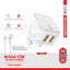 PowerO + British UK Wall Charger with Lightning Cable - 12W / USB-A / White Accessories > Power Adapters