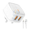 PowerO + British UK Wall Charger with Lightning Cable - 12W / USB-A / White Accessories > Power Adapters