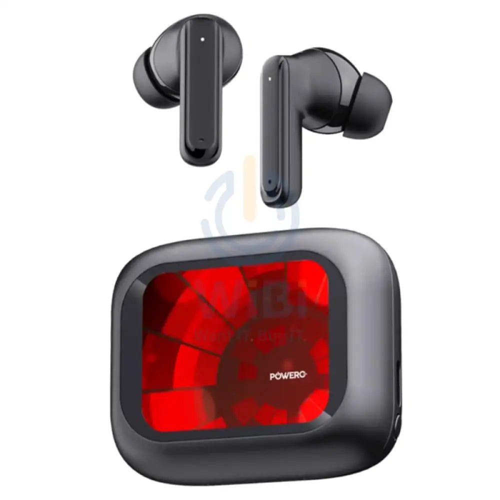 PowerO + Lara ANC True Wireless Earbuds - 400mAh / Black Accessories > Audio > Headphones