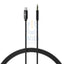 PowerO + Rapid Pro Premium Audio Cable - 3.5MM / Lightning / 1 Meter / Black Accessories > Cables & Converters > Cables