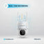 Powerolgoy Built-In Solar Pan & Tilt Outdoor Camera - White Cameras > Security Cameras