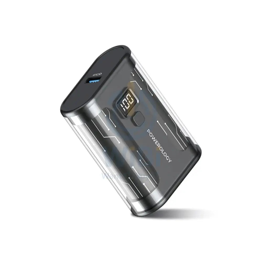 Powerology 10000mAh Crystalline Series Power Bank - Black Accessories > Power Bank