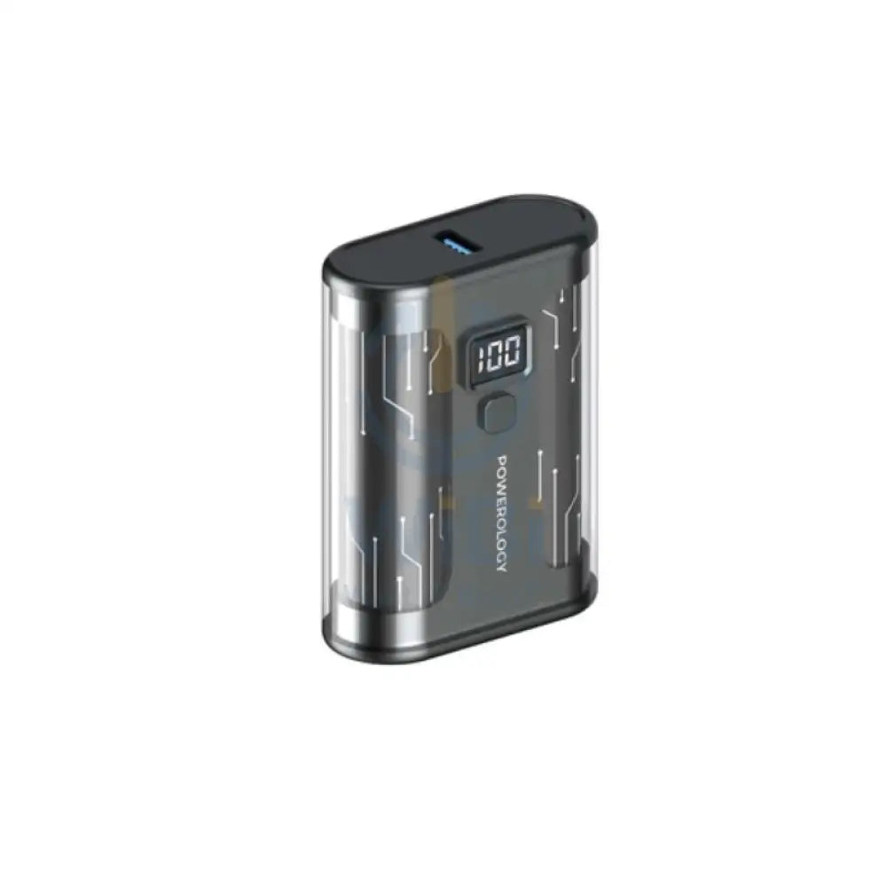 Powerology 10000mAh Crystalline Series Power Bank - Black Accessories > Power Bank