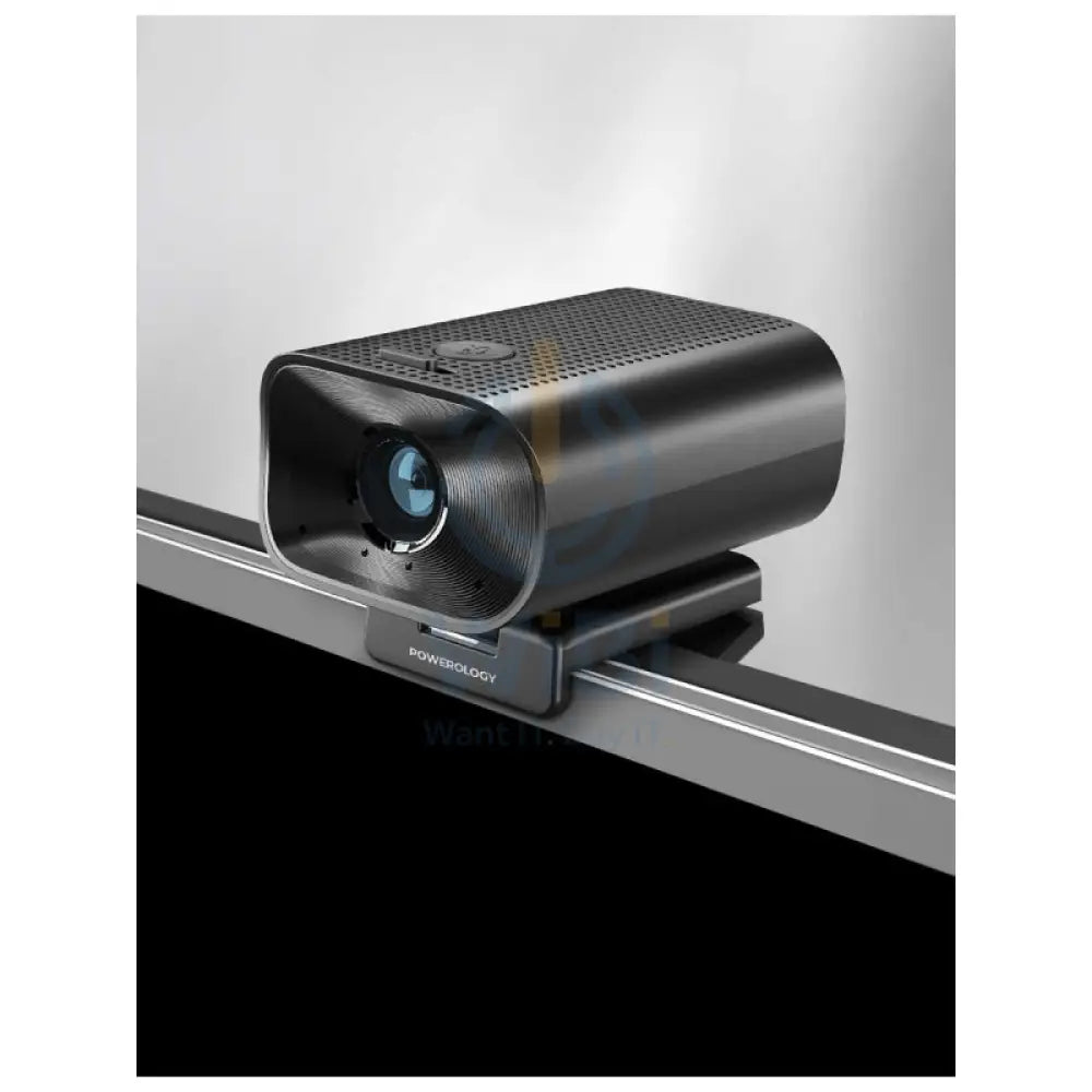 Powerology 1080P Conference Webcam - 5x Digital Zoom / Black Cameras > Webcam