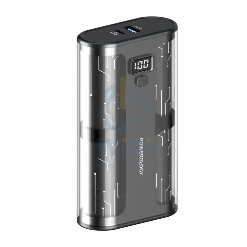 Powerology 20000mAh Crystalline Series Power Bank - Black Accessories > Power Bank