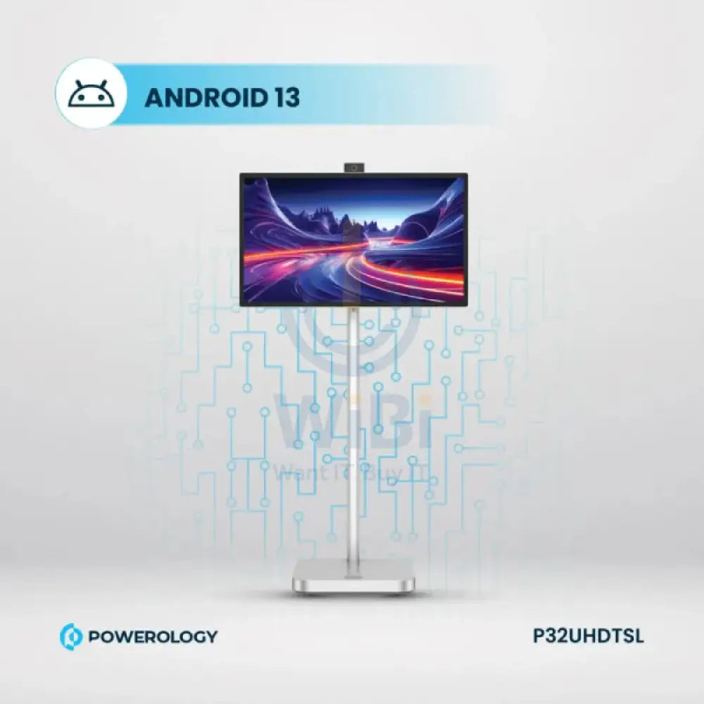 Powerology - 32’’ Google 4K Screen / 4K Camera / 8GB / 128GB / Silver Accessories > Smart Devices > Smart TV