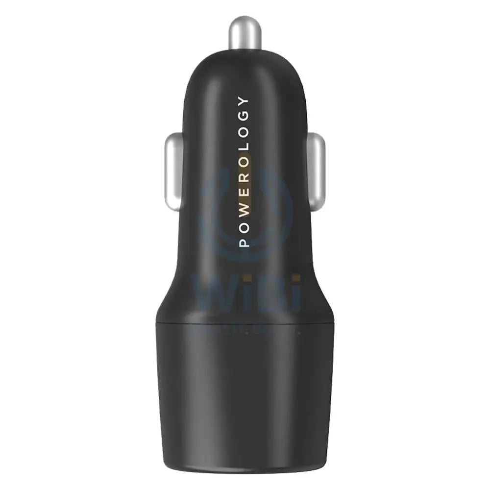 Powerology 38W Ultra-Quick Car Charger Dual Output Accessories > Mobiles & Tablets > Mobiles > Car Chargers > Offer Zone