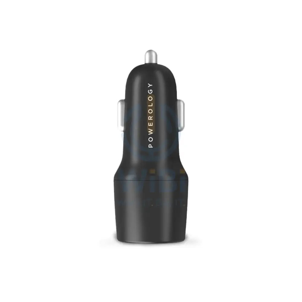 Powerology 47W Ultra-Quick Car Charger Dual Output Accessories > Power Adapters