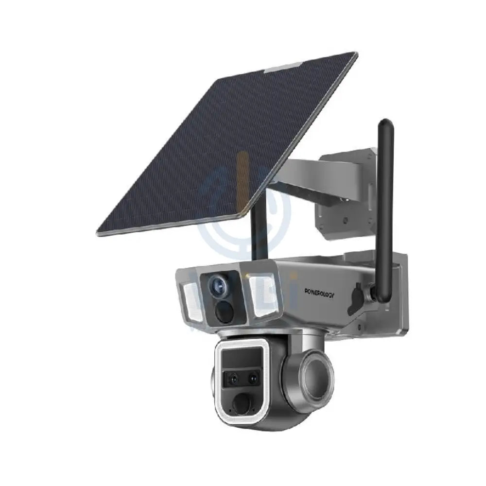 Powerology 4G/WiFi 360° Dual Lens Outdoor Camera - Black Cameras > Security Cameras