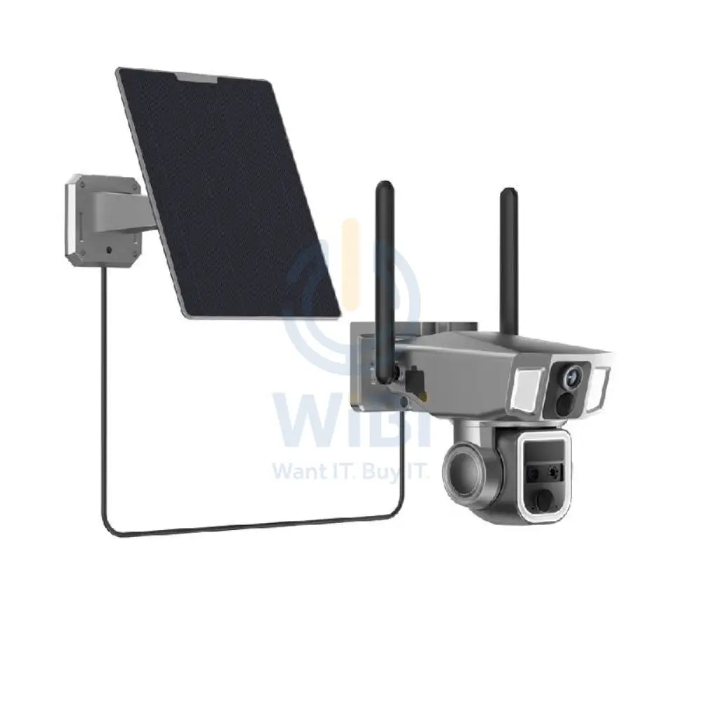 Powerology 4G/WiFi 360° Dual Lens Outdoor Camera - Black Cameras > Security Cameras