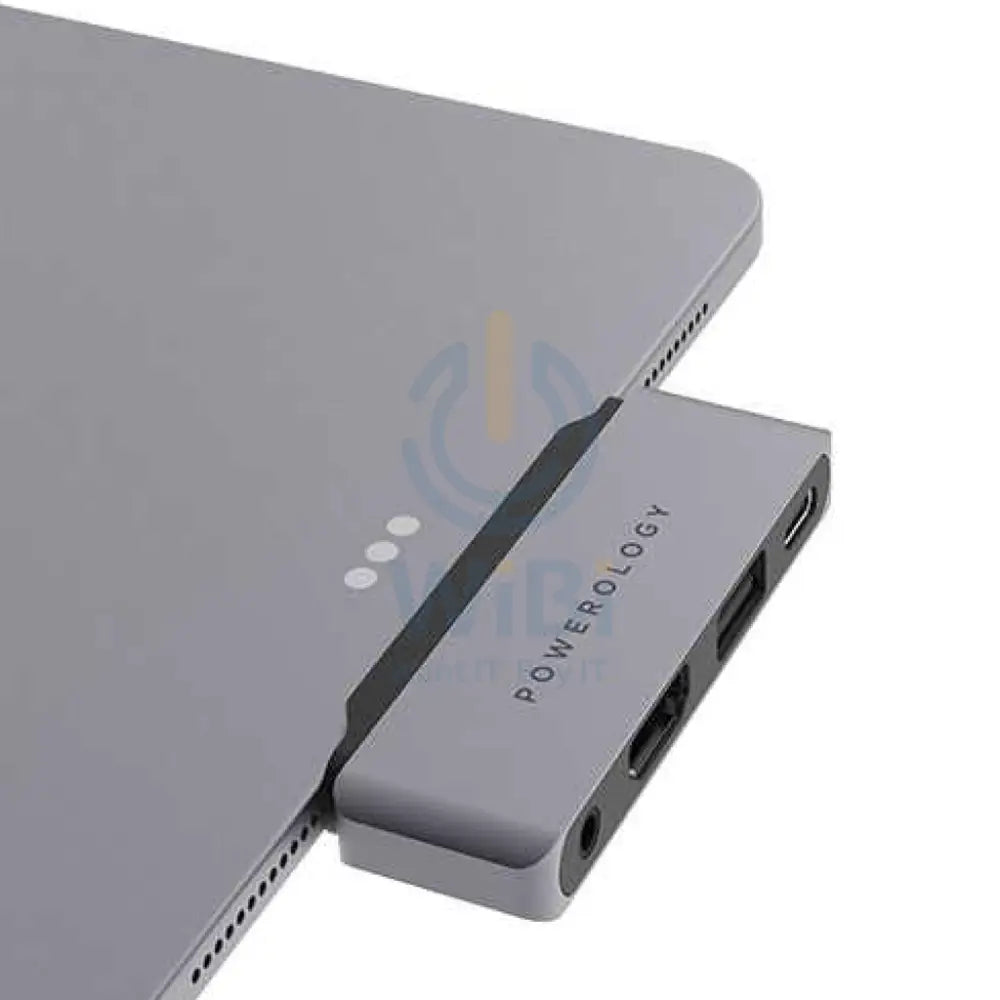 Powerology 4in1 USB-C with HDMI / USB / AUX Accessories > USB Hub