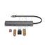 Powerology 6in1 Slim 4K HDMI USB-C Hub - Gray Accessories > Cables & Converters > Cables