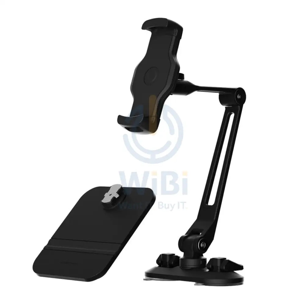 Powerology Adjustable Long Arm Suction Phone Holder - Black Accessories > Mobiles & Tablets > Mobiles > Mobile Holder