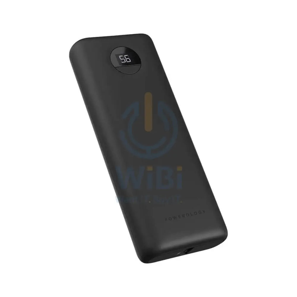 Powerology Compact Power Bank - 20000mAh / Black