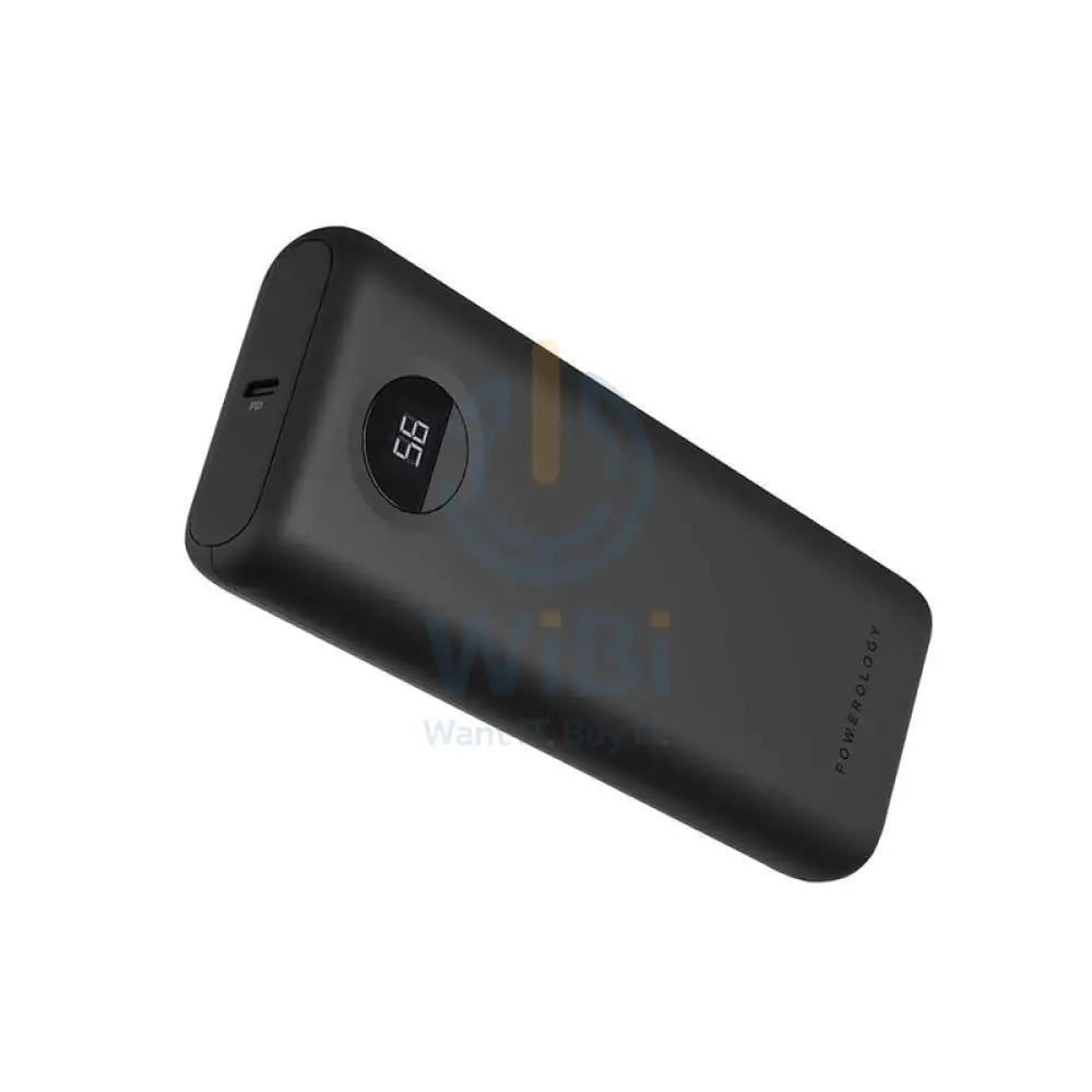 Powerology Compact Power Bank - 20000mAh / Black
