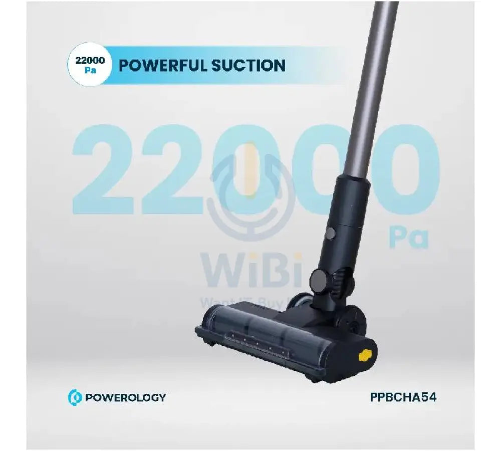 Powerology Cordless Vacuum Auto-Disposal Charging - Black Accessories > Smart Devices