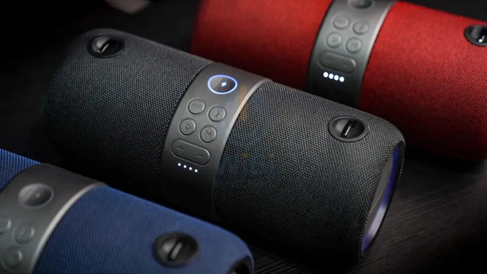 Powerology Cypher Portable Stereo Speaker – Bluetooth / 3-inch / Black Accessories > Audio > Speakers