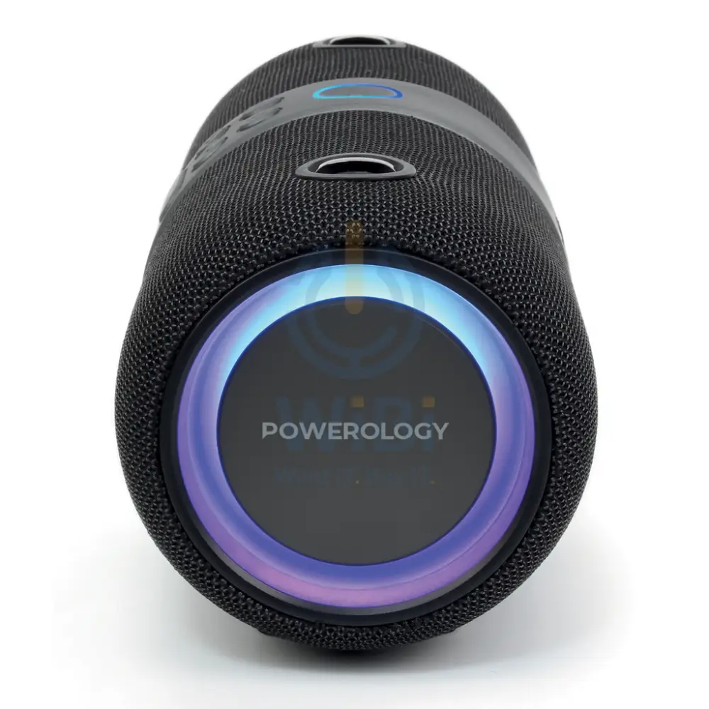 Powerology Cypher Portable Stereo Speaker – Bluetooth / 3-inch / Black Accessories > Audio > Speakers