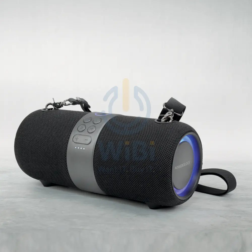 Powerology Cypher Portable Stereo Speaker – Bluetooth / 3-inch / Black Accessories > Audio > Speakers