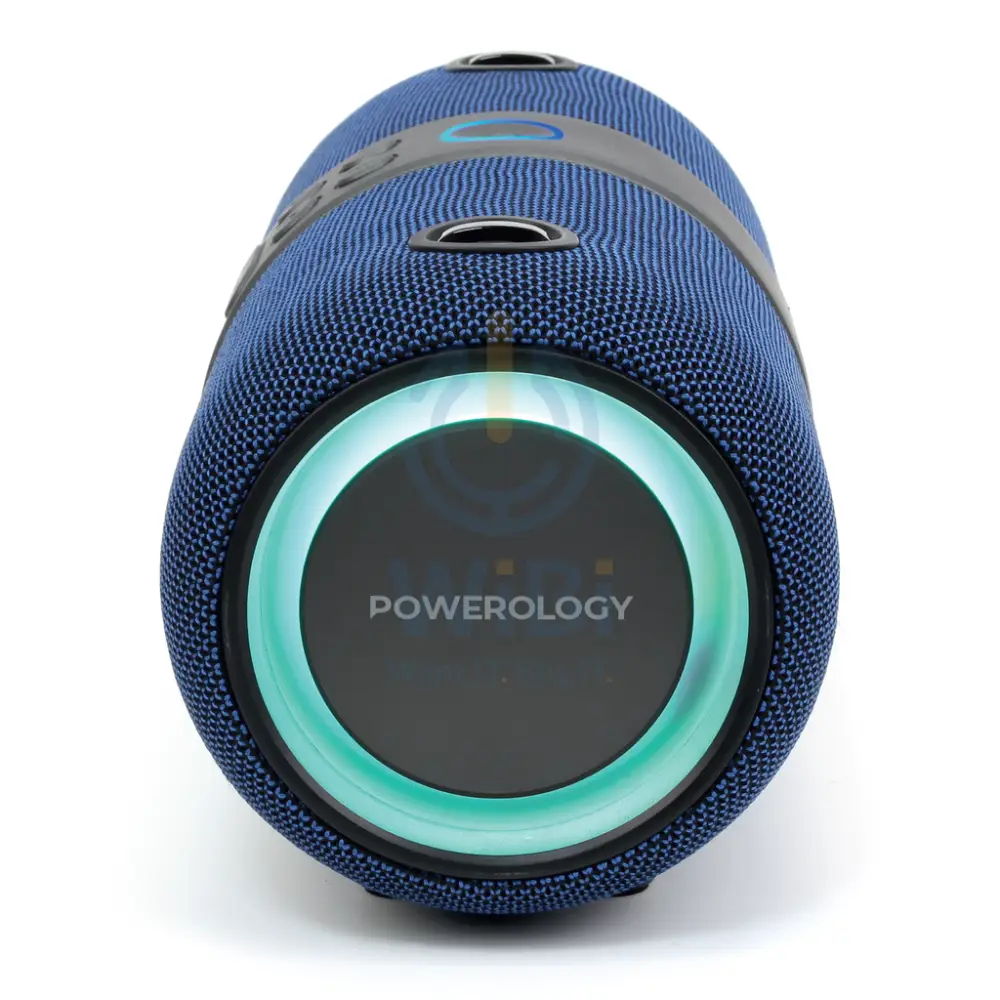 Powerology Cypher Portable Stereo Speaker – Bluetooth / 3-inch / Dark Blue Accessories > Audio > Speakers