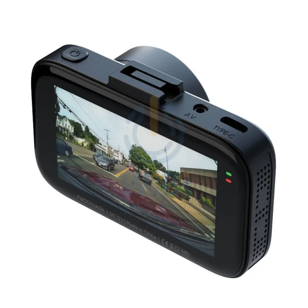 Powerology Dash Camera Ultra with High Utility Built-In Sensors 4K - Black Cameras > Security Cameras