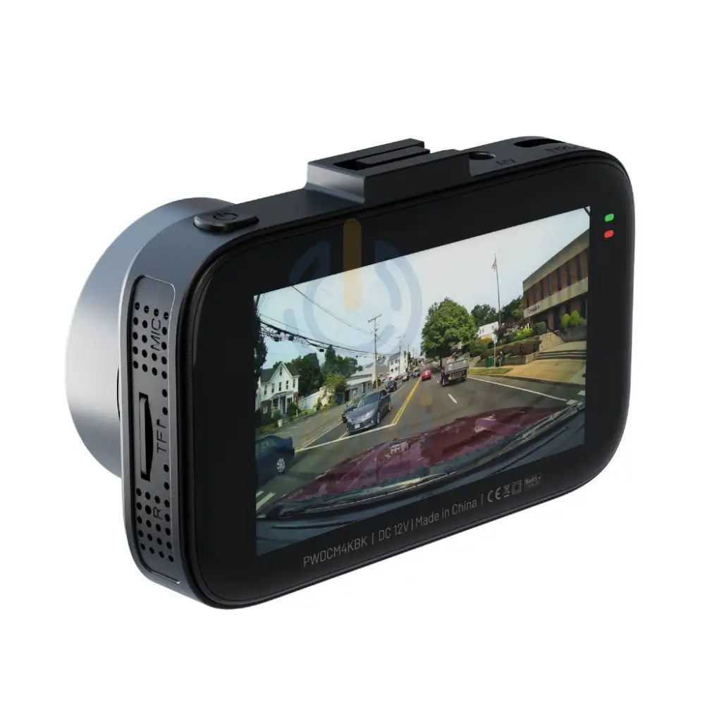 Powerology Dash Camera Ultra with High Utility Built-In Sensors 4K - Black Cameras > Security Cameras