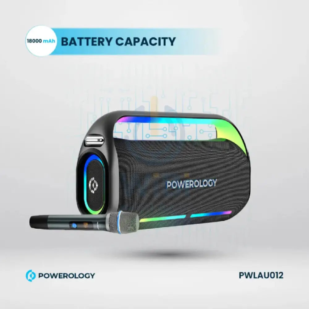Powerology Deep Bass Party Speaker - Bluetooth / Black Accessories > Audio > Speakers