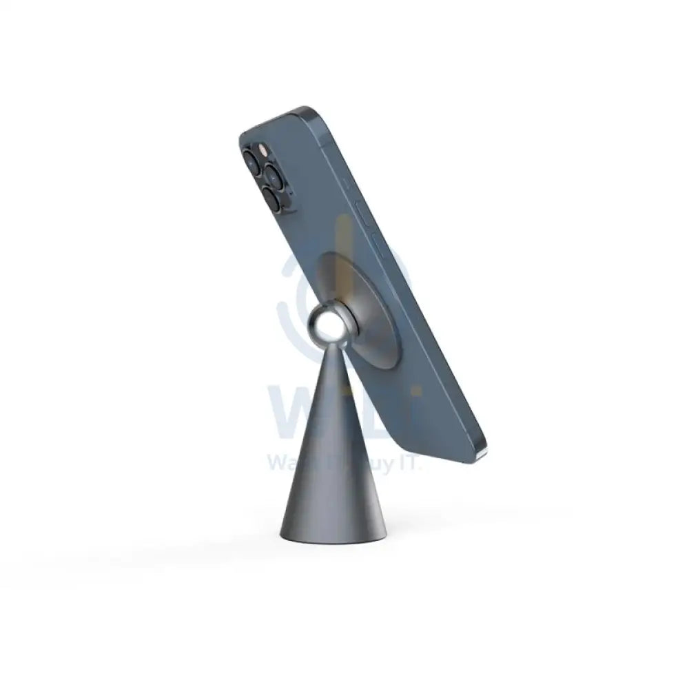Powerology Desktop Conical Magsafe Phone Holder with Magnets - Dark Grey Accessories > Mobiles & Tablets > Mobiles >