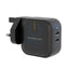 Powerology Dual Port World Travel Kit Charging Adapter - 65W / UK/EU Accessories > Power Adapters