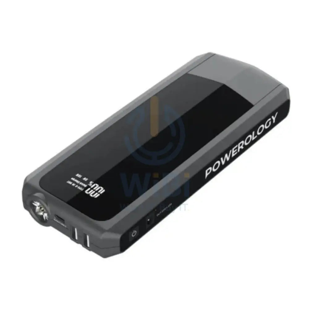 Powerology Emergency Jump Starter Powerbank PD QC3.0 - 12V / 16000mAh / 18W / Black Accessories > Power Bank