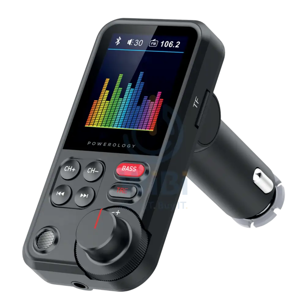Powerology FM Transmitter Pro Car Charger Accessories > Power Adapters