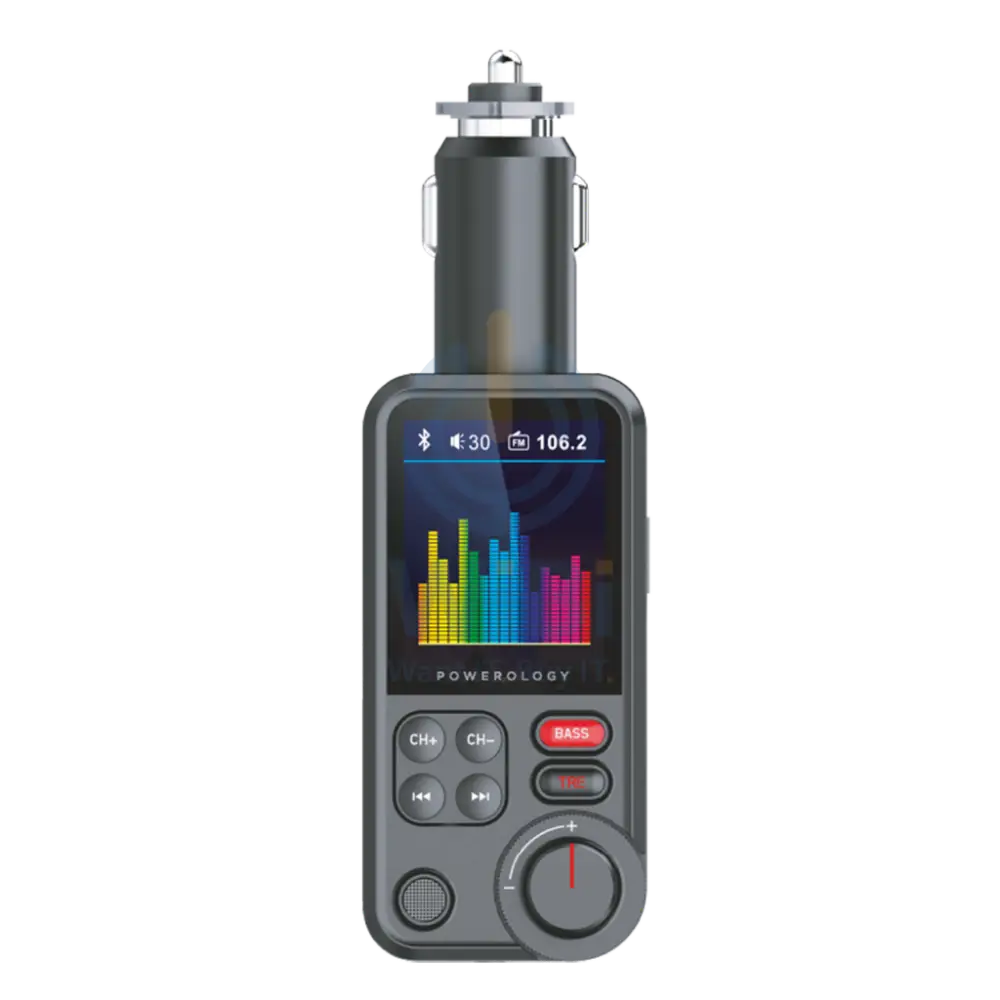 Powerology FM Transmitter Pro Car Charger Accessories > Power Adapters