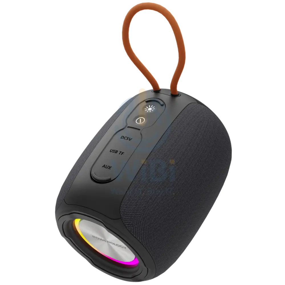 Powerology Ghost Speaker - Bluetooth 5.0 / Water-Resistant / Black Accessories > Audio > Speakers