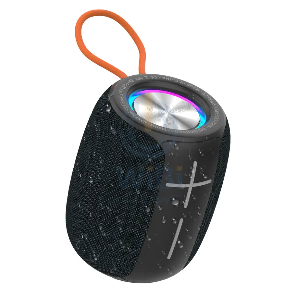 Powerology Ghost Speaker - Bluetooth 5.0 / Water-Resistant / Black Accessories > Audio > Speakers