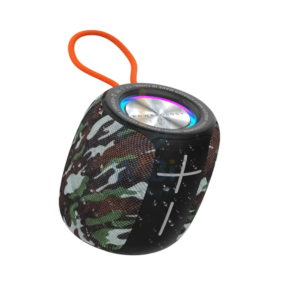 Powerology Ghost Speaker - Bluetooth 5.0 / Water-Resistant / Camo Accessories > Audio > Speakers