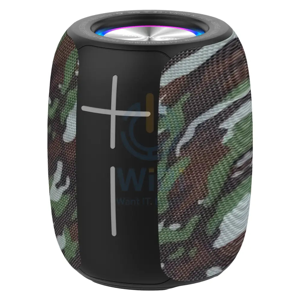 Powerology Ghost Speaker - Bluetooth 5.0 / Water-Resistant / Camo Accessories > Audio > Speakers