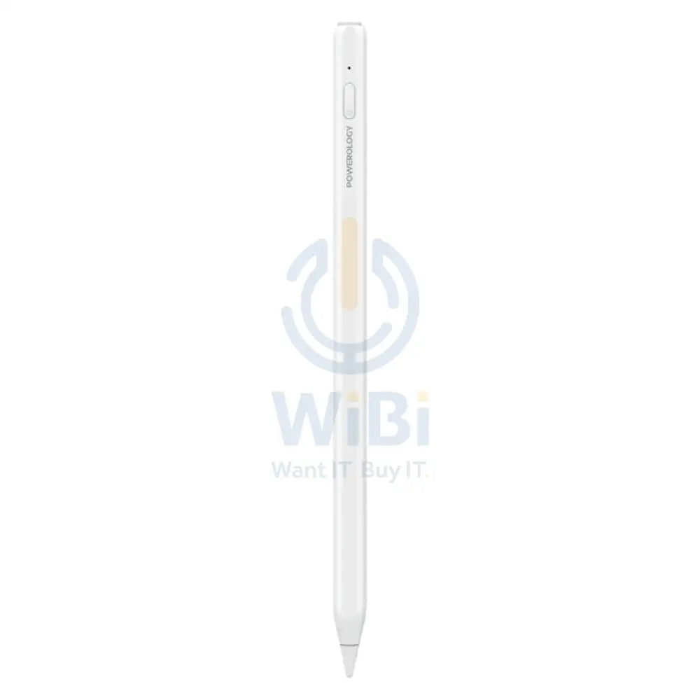 Powerology Intellio Smart Stylus For 2018-2024 iPad Models - White Accessories > Mobiles & Tablets > Tablets > Stylus &