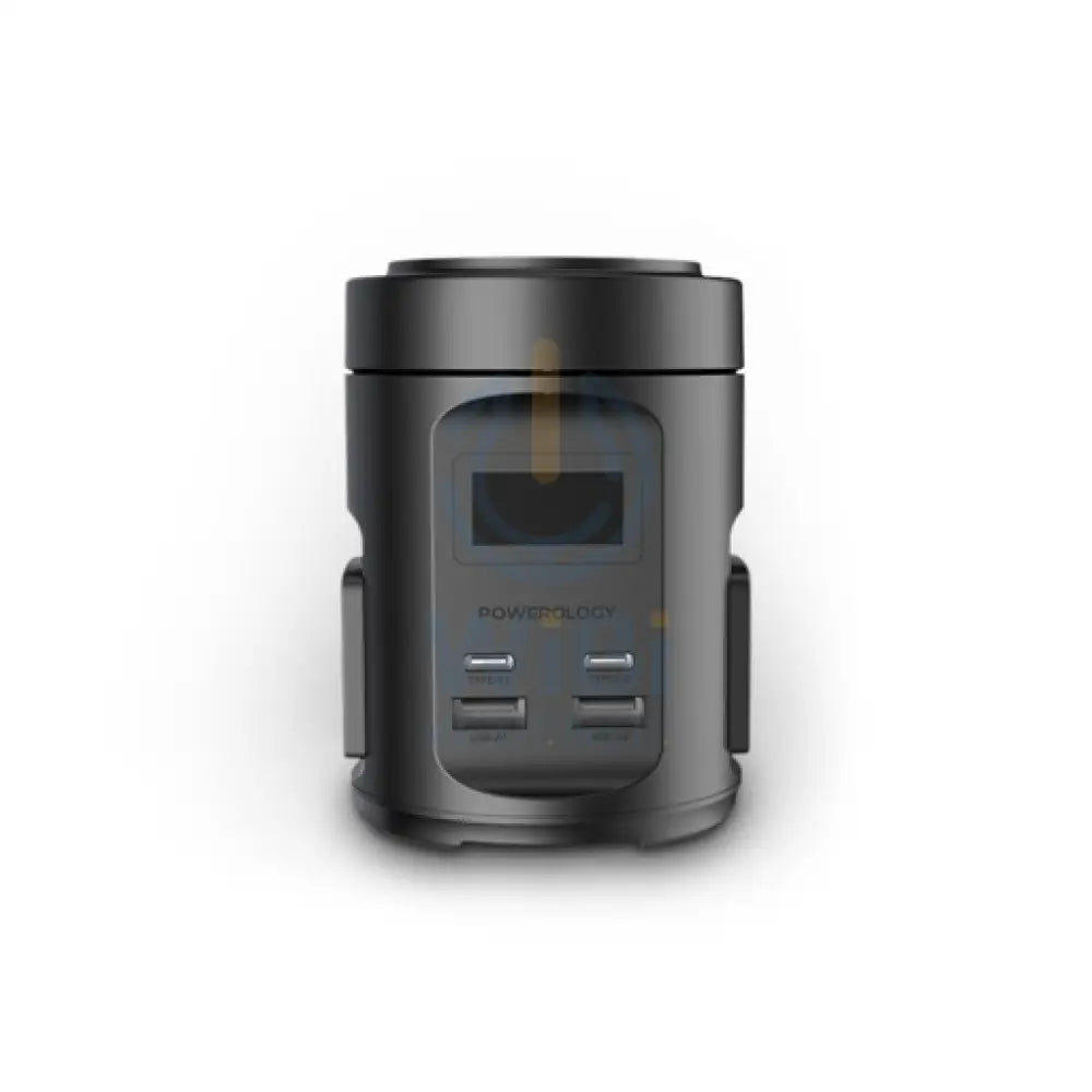 Powerology Magsafe Power Hub USB-C Power Delivery And USB-A QC 3.0 - Black Accessories > Power Adapters