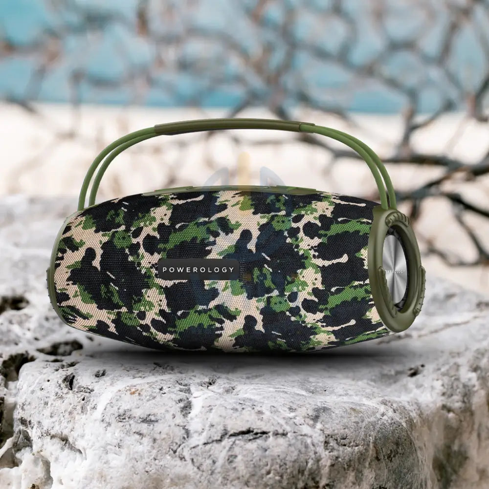 Powerology Phantom Portable Bluetooth Speaker - Bluetooth / Camo Accessories > Audio > Speakers