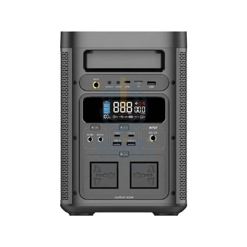 Powerology Portable Generator Integrated Hi-Fi Sound System - 90000mAh / 300W / Black Accessories > Outdoor & Travel
