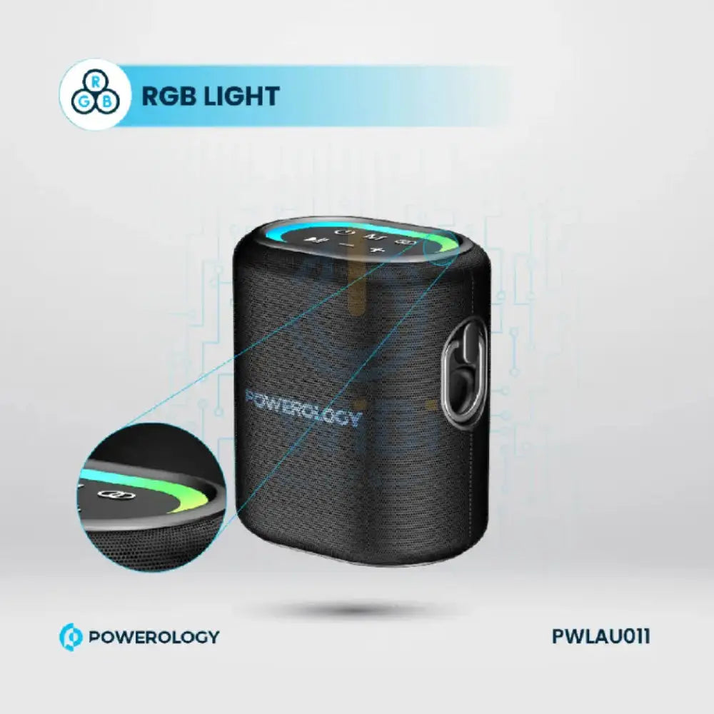 Powerology Portable Loud Speaker - Bluetooth / Black Accessories > Audio > Speakers