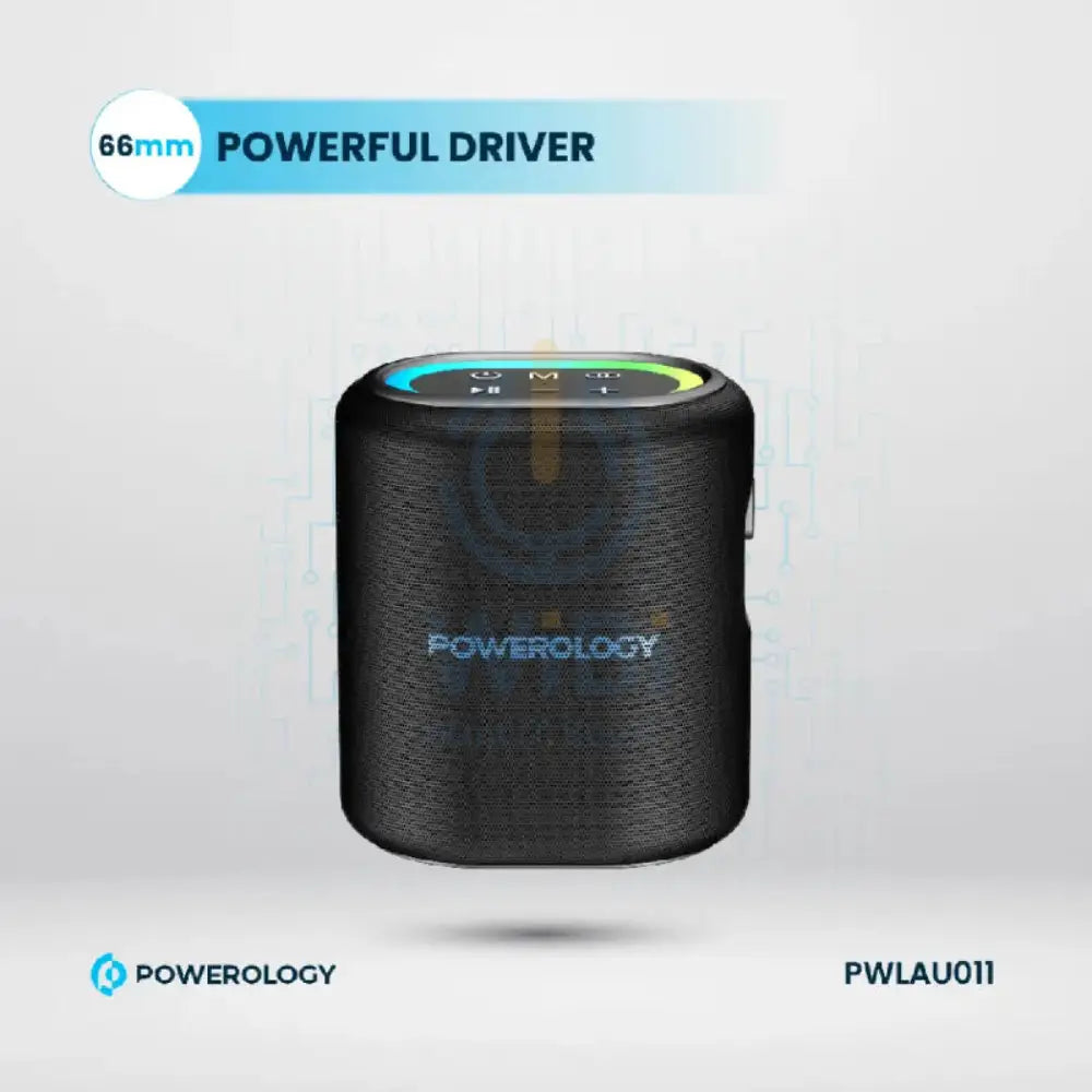Powerology Portable Loud Speaker - Bluetooth / Black Accessories > Audio > Speakers