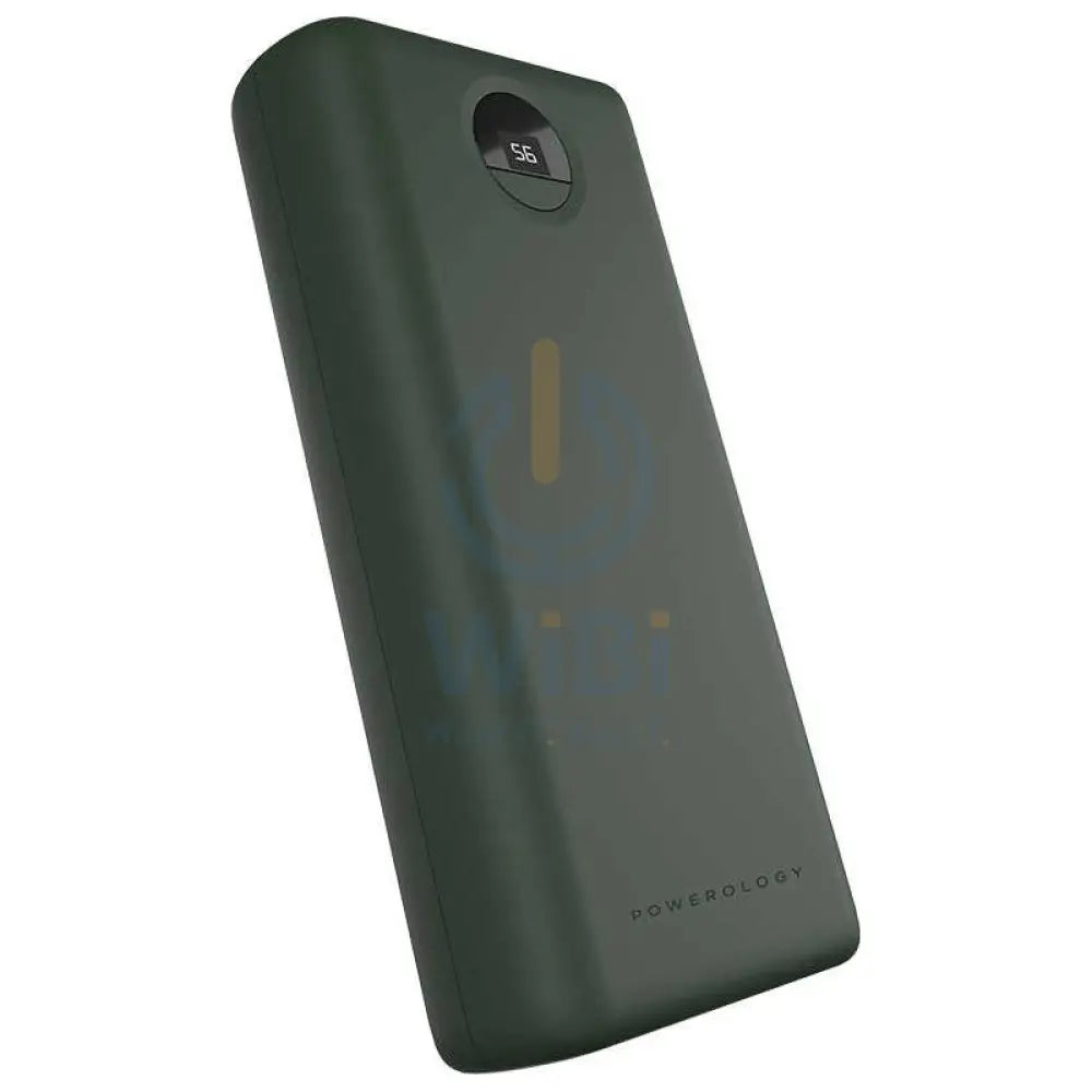 Powerology Portable Power Bank Fast Charging - 30000mAh / 45W / Green Accessories > Power Adapters