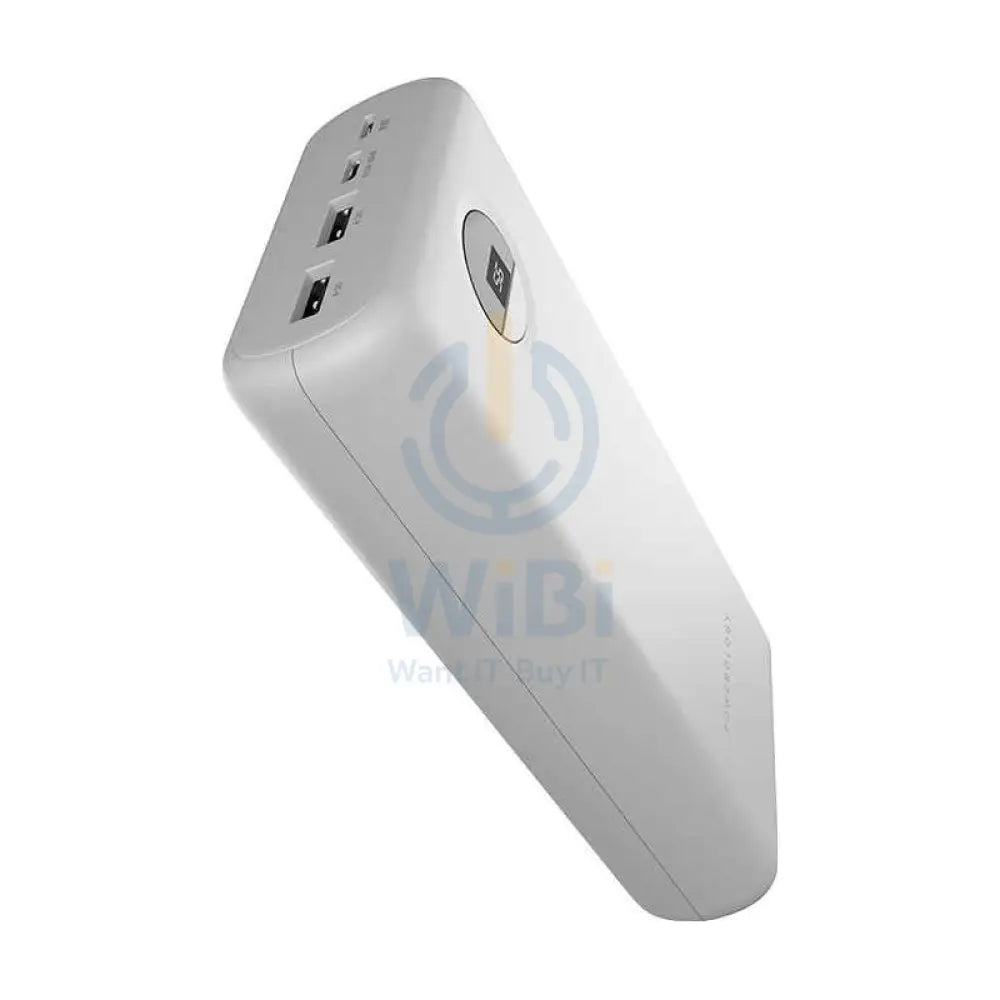 Powerology Portable Power Bank Fast Charging - 30000mAh / 45W / White Accessories > Power Adapters