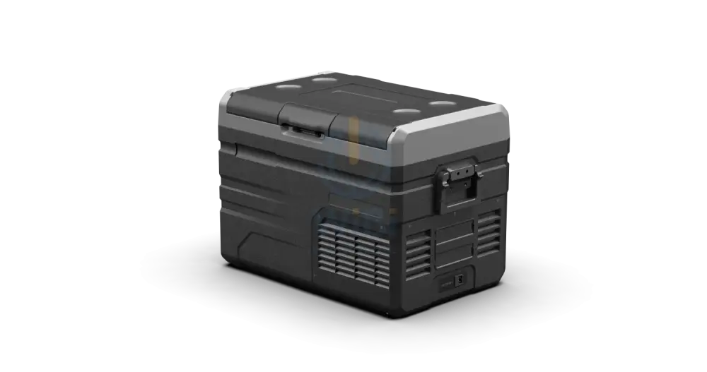 Powerology Smart Dual Compartment Fridge And Freezer Versatile Cooler For Outdoor Adventure - Gray Accessories > Other
